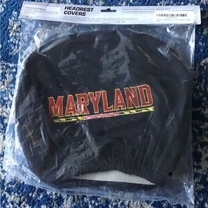 Maryland Black Headrest Cover